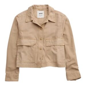 Aerie Women’s Cropped Chore Jacket- Size M